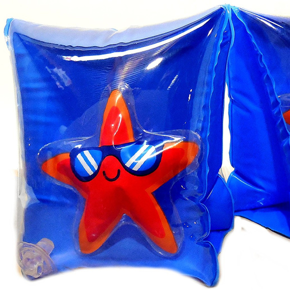 Child's Starfish Armband Water Wings Pool Safety Floaties Float - Picture 1 of 4